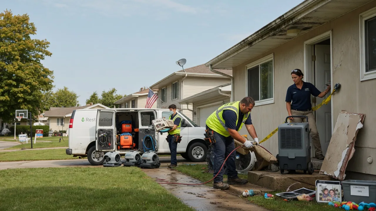 Water Damage Restoration in Deersville, OH near me